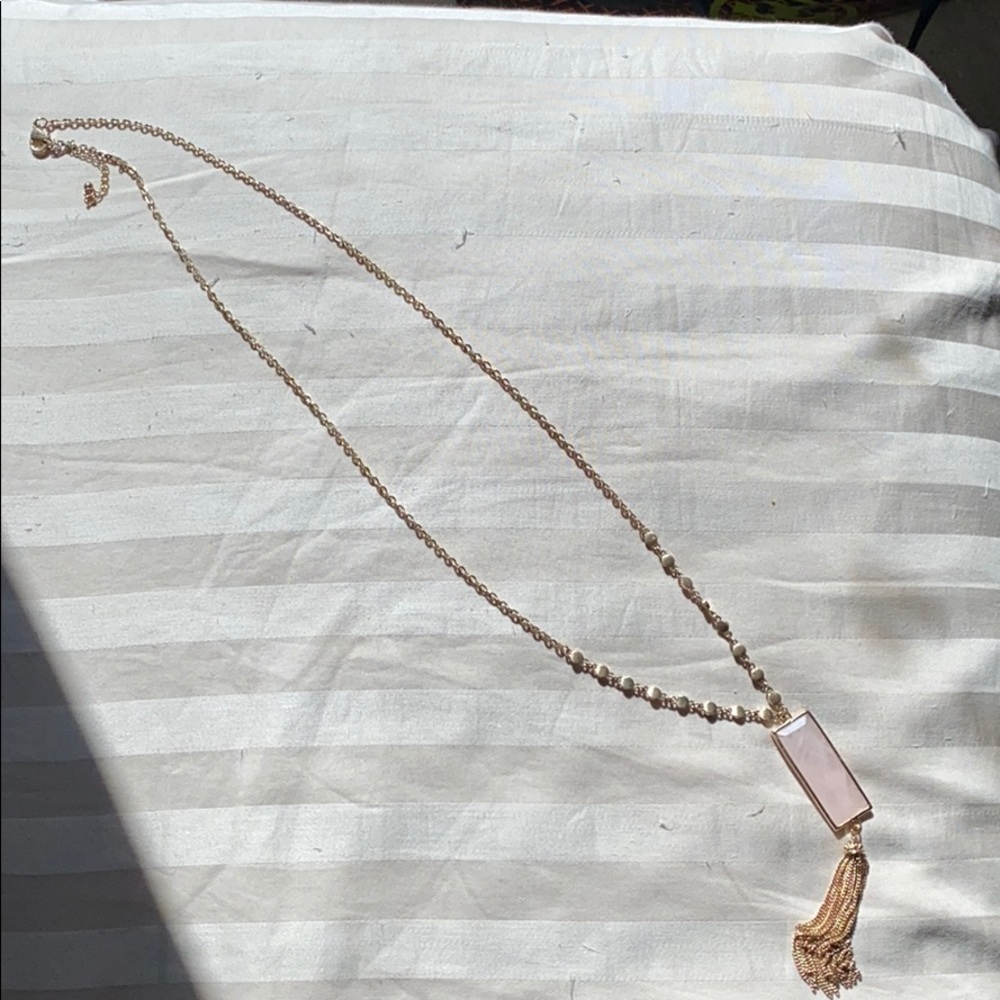 Long Necklace with Tassels